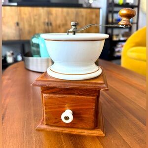 Vintage Teleflora Coffee Mill Grinder